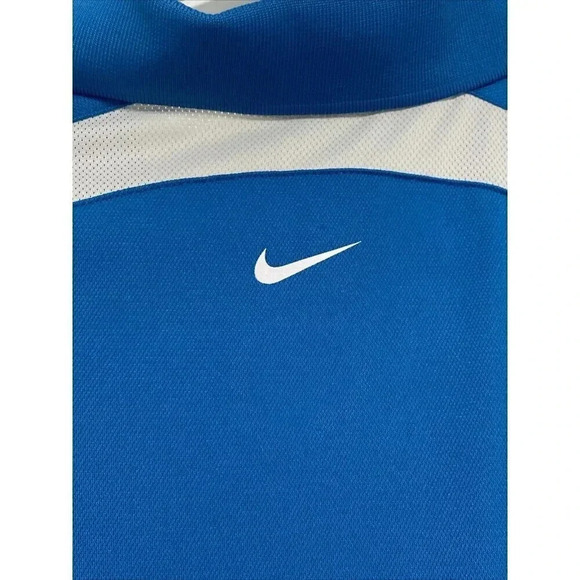 Nike Shirt Mens Extra Large Golf Polo  Blue Dry Fit Classic Collared Sport - Picture 6 of 8